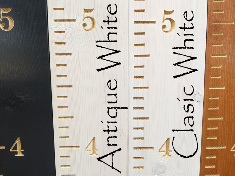 Floor Height Engraved Kids Growth Height Chart Ruler for Boys and Girls, Wooden Jumbo Age Tracker, Heirloom Shower or Mothers Day