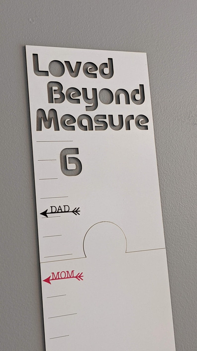 Growth Chart Markers, Vinyl Height Marker Decals