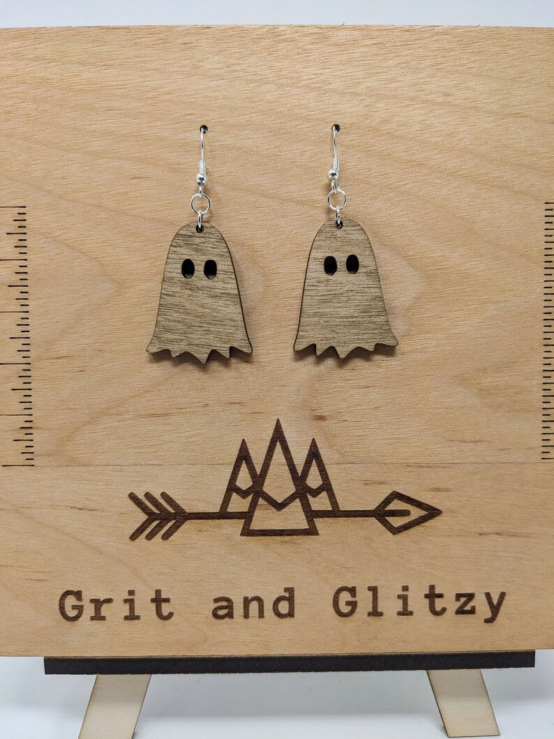 Ghost Dangle Earrings - Hauntingly Elegant Fashion Statements